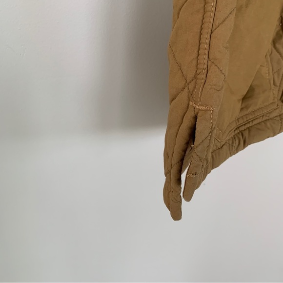 Filson Tan Quilted Full Zip Vest Size M - Picture 6 of 9